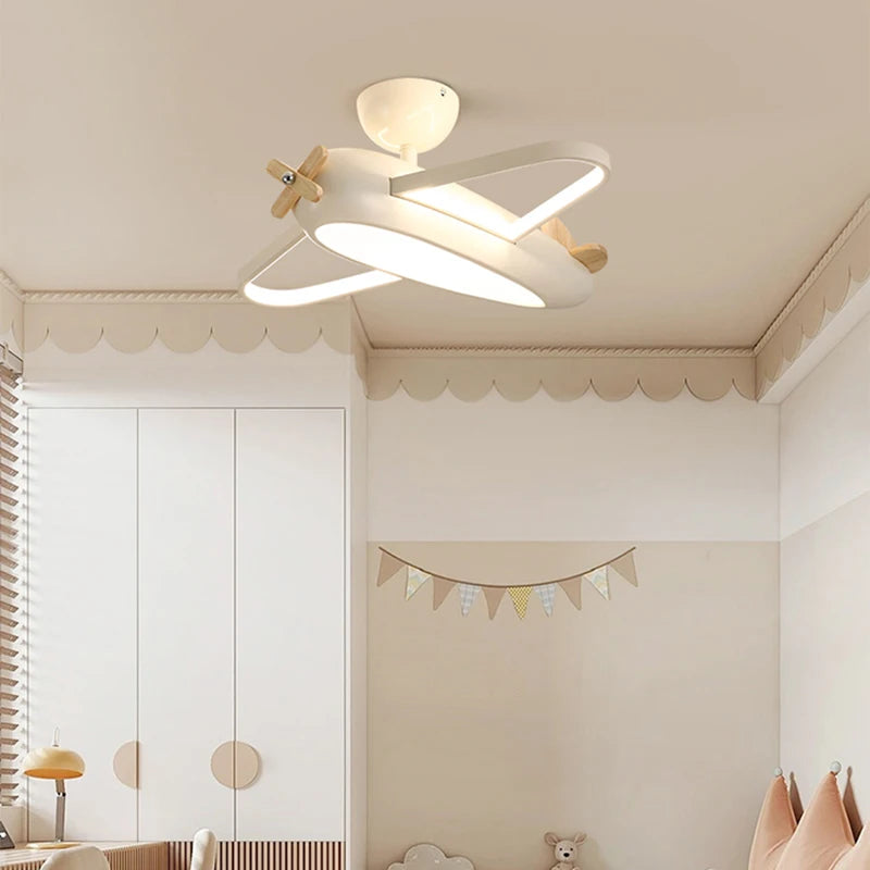 Unique Airplane Chandelier Soft Light & Eye Protection for Children
