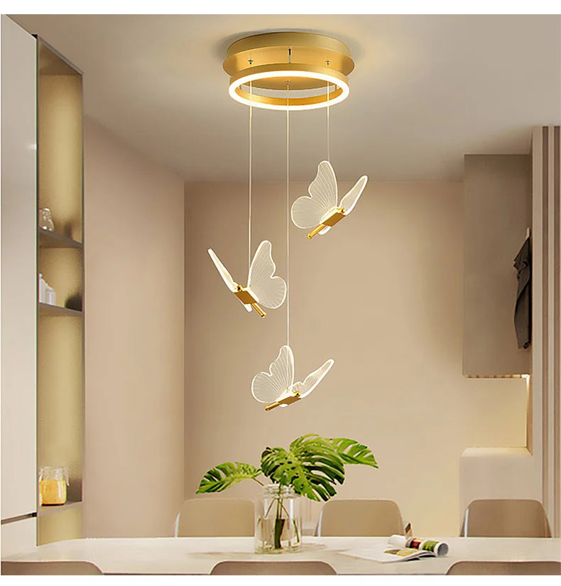 Butterfly Adjustable Pendant Lights Bring Grace & Style Home