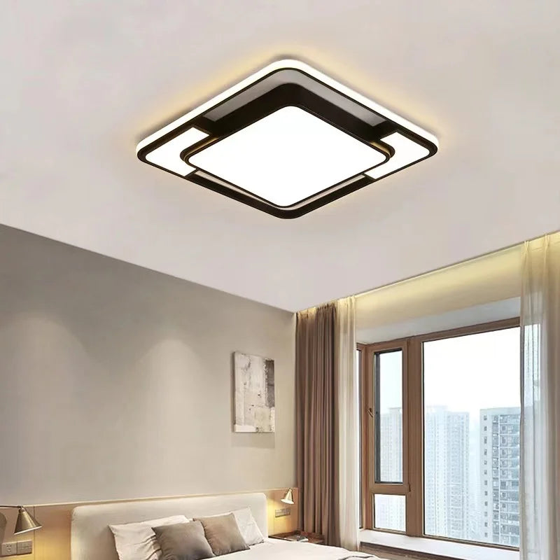 Stylish Square LED Chandelier for Living Room, Dining & Bedroom