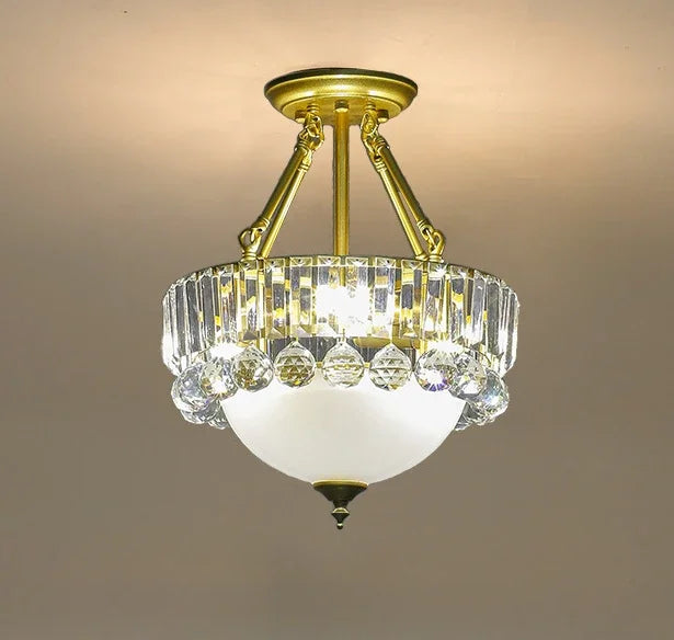 Iron Crystal Lamps Luxury Lighting for Homes & Restaurants