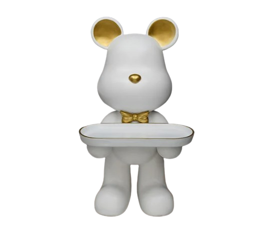 Nordic Bear Minimalistic Coffee Table or Ornaments Table For Home