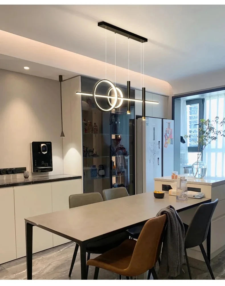 Scandinavian Sleek & Stylish LED Hanging Lamp Perfect Addition to Any Modern Interior