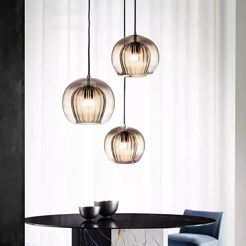 Sleek & Modern Glass Pendant Light for Any Room