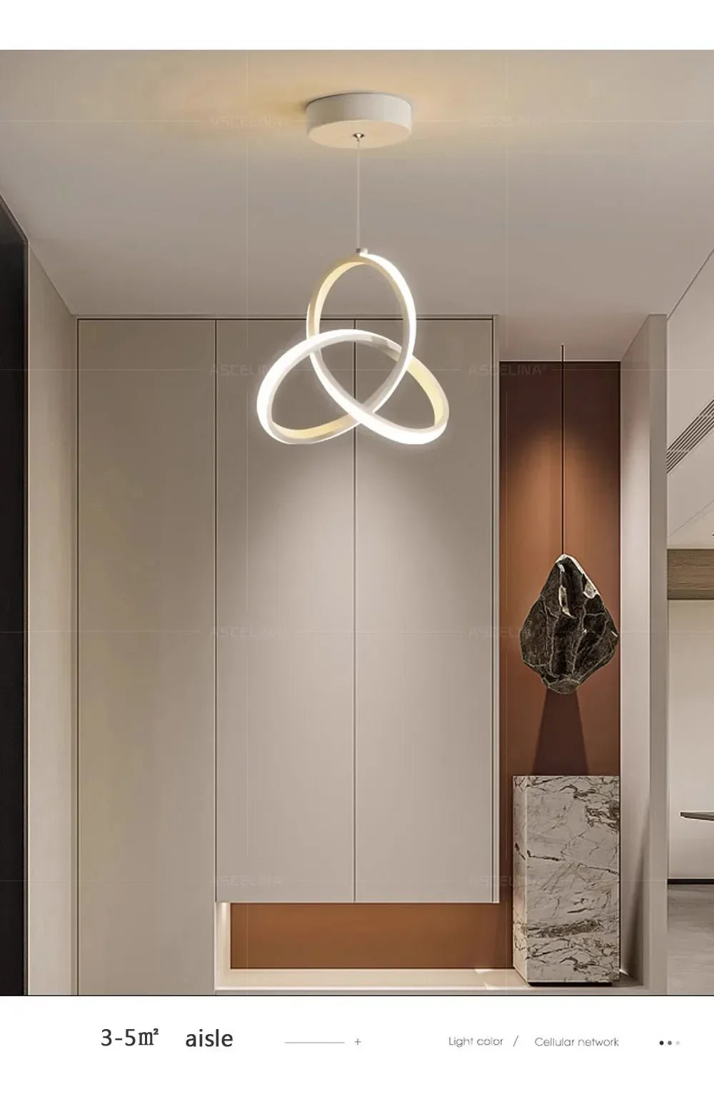 Aisle Study Indoor Pendant Light Sleek Modern Design for Your Home