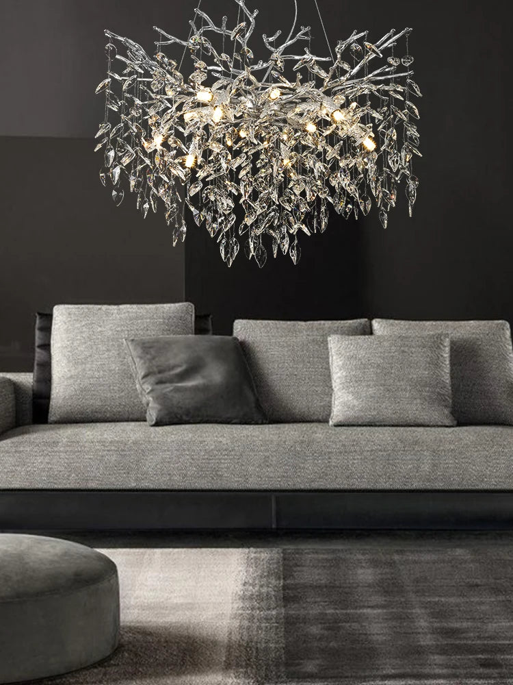 Sparkling Crystal Chandelier for Living & Dining Rooms