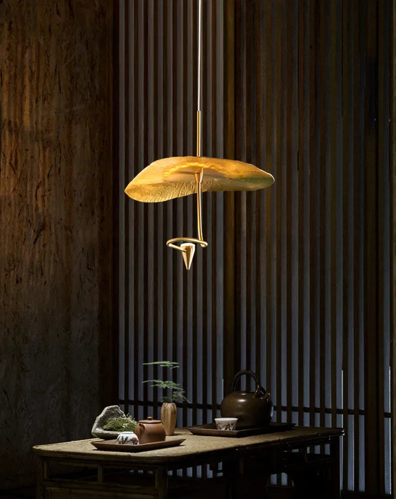 Luxury Art Décor Copper Chandelier – LED Hanging Lamp for Stylish Homes & Restaurants