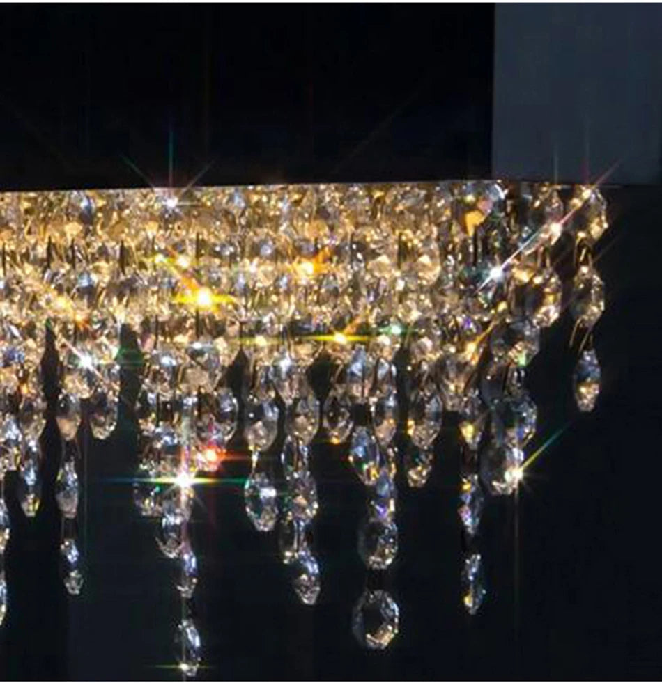 LED Crystal Chandeliers for Modern Dining & Kitchen Interiors