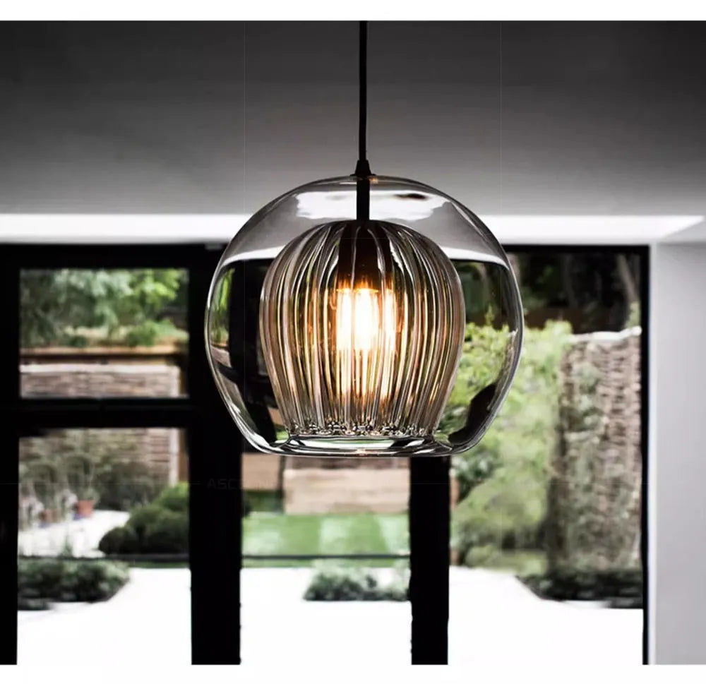 Sleek & Modern Glass Pendant Light for Any Room