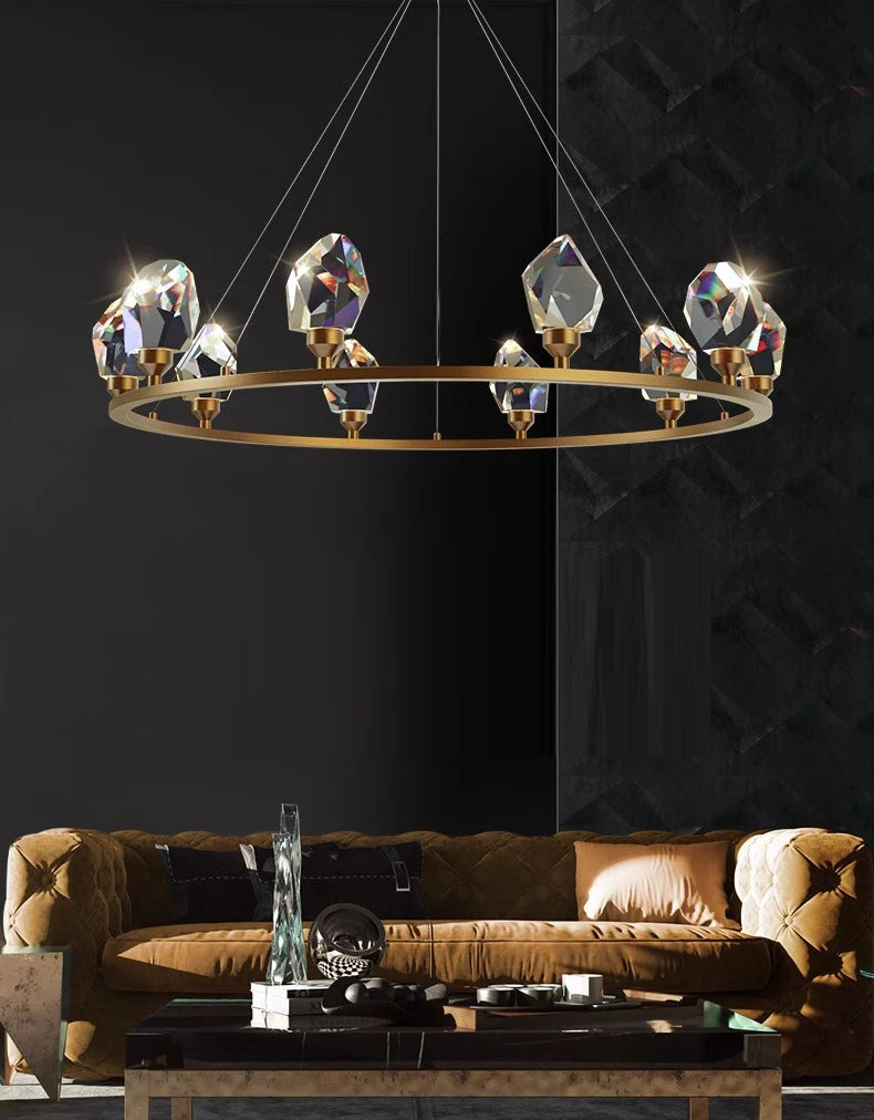 Sleek & Minimalist LED Chandeliers Perfect for Living & Dining Rooms
