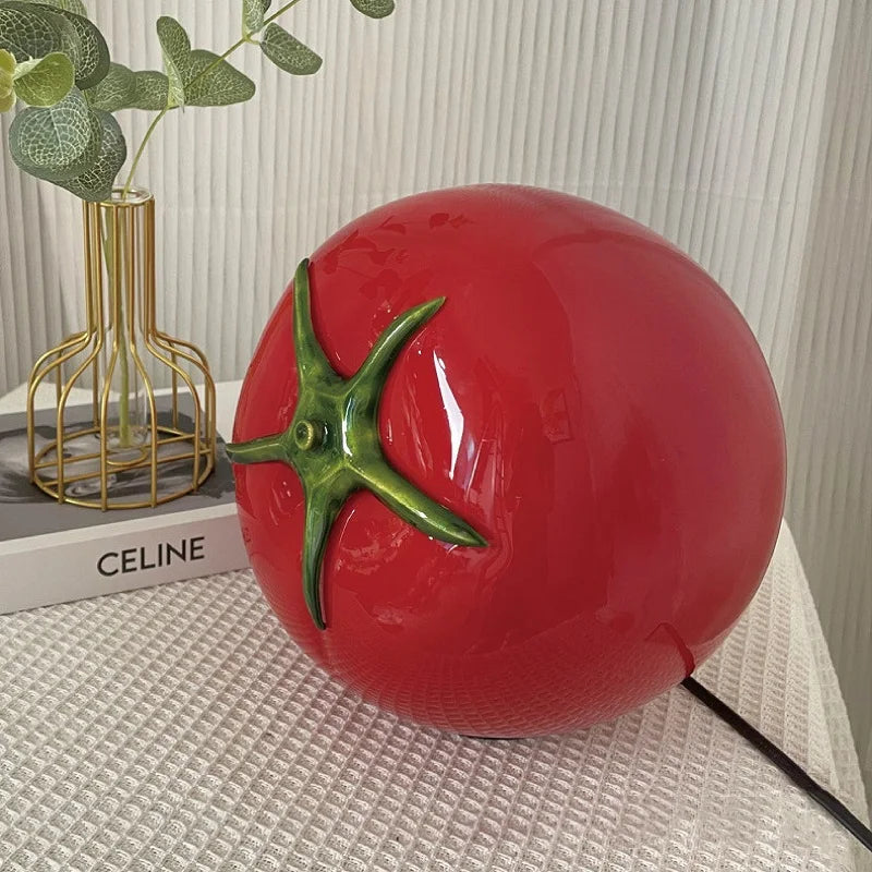 Aesthetic Tomato Pendant Lamp for Bedside, Living Room, or Kitchen