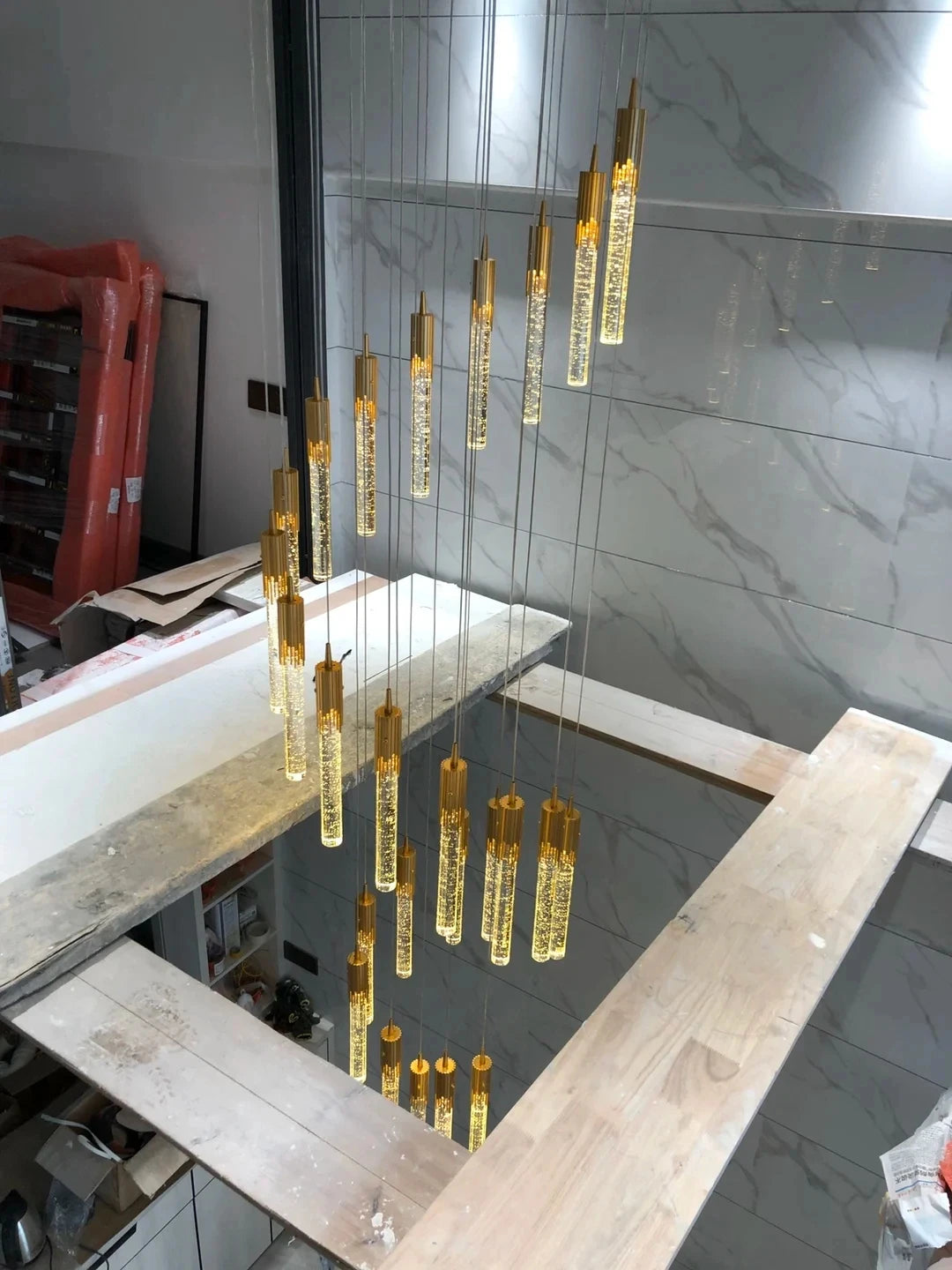 Mesmerizing Crystal LED Ceiling Chandelier for home and office decore