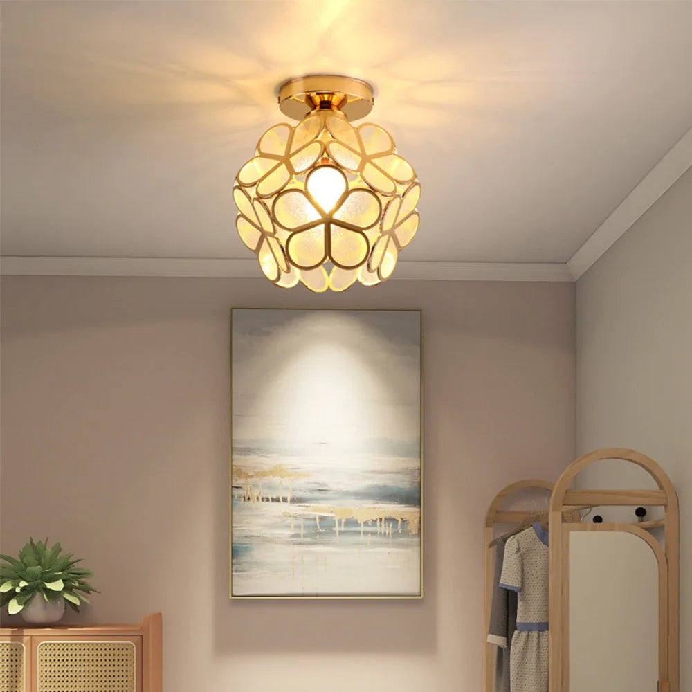 Acrylic Petal Ceiling Lamp Stylish Nordic Lighting for living room and interior decor