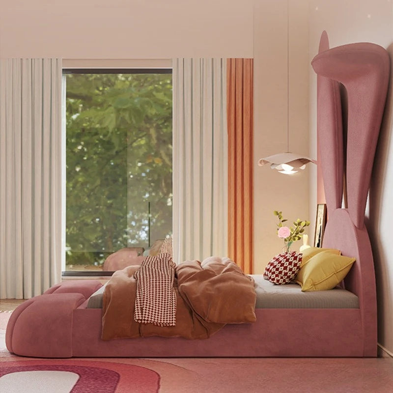 Dreamy Rabbit Bed for Girls Soft Flannel & Super Cute Design