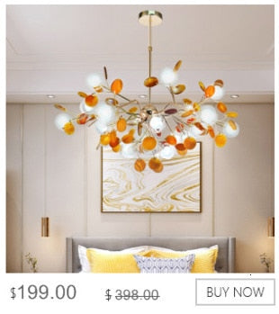 Modern Minimalist LED Ceiling Chandelier for Living Room, Bedroom, or Dining Room