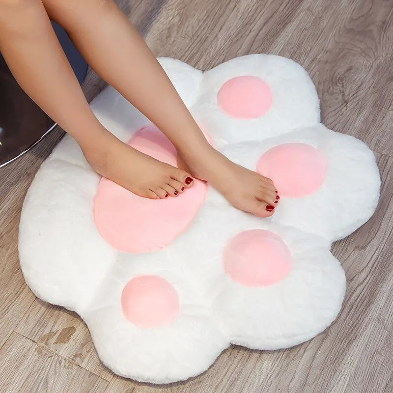 Kawaii Cute Cat Paw Shaped Pillow Seat Cushion 70*60cm