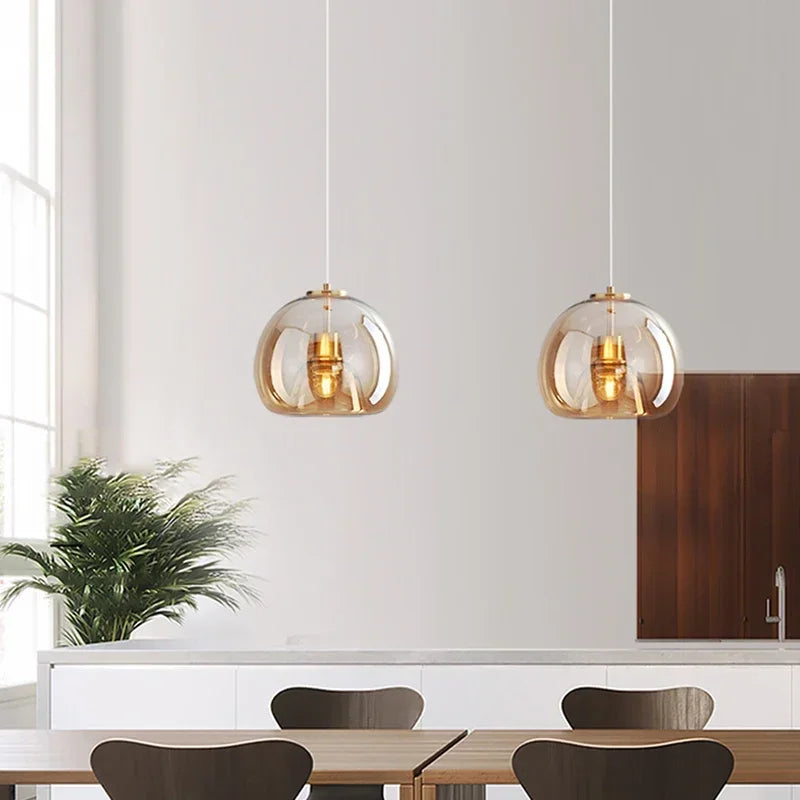 Chic Nordic Hanging Lamps Minimalist Light Fixtures for Modern Bedrooms