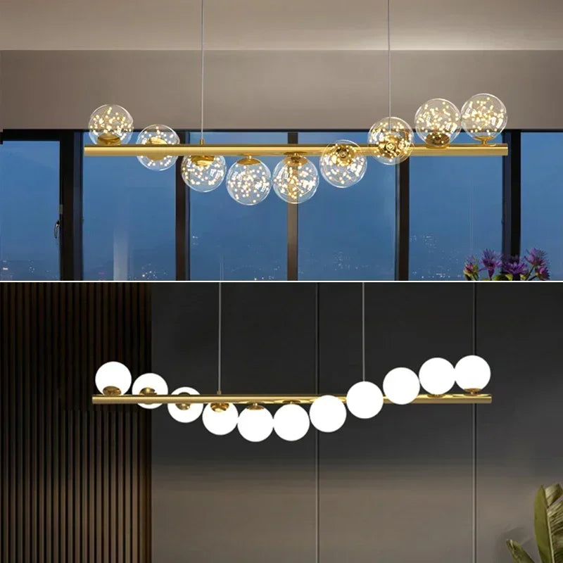 Stylish Hanging LED Chandelier for Dining & Kitchen
