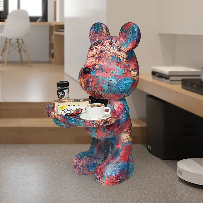 Nordic Bear Minimalistic Coffee Table or Ornaments Table For Home