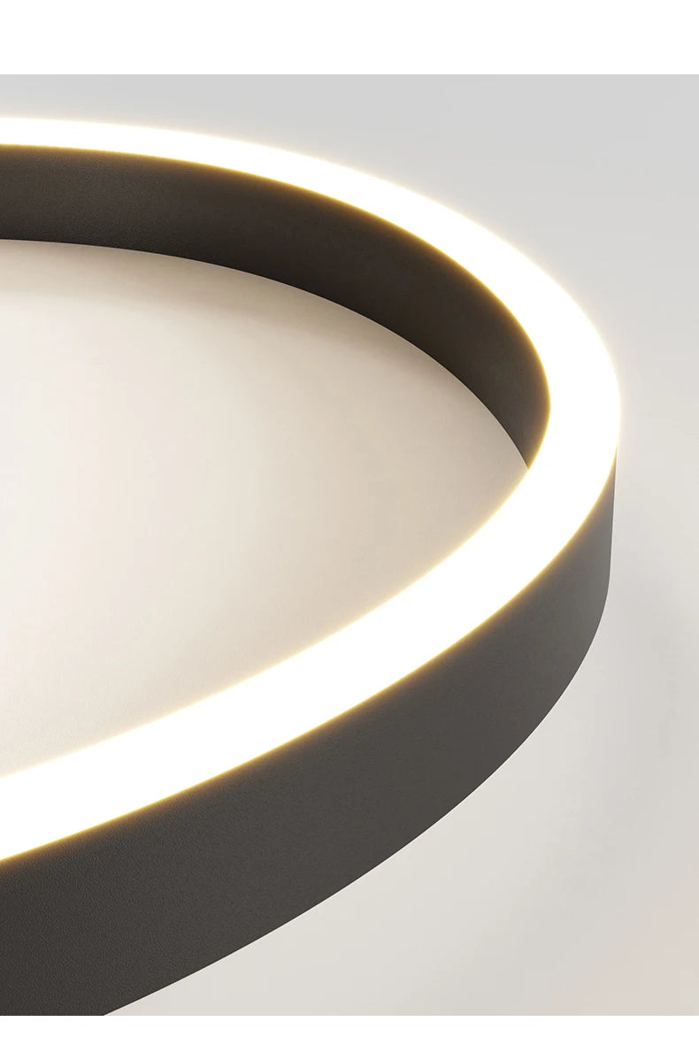 Stylish LED Ring Chandelier Pendant for Bedroom & Living Room