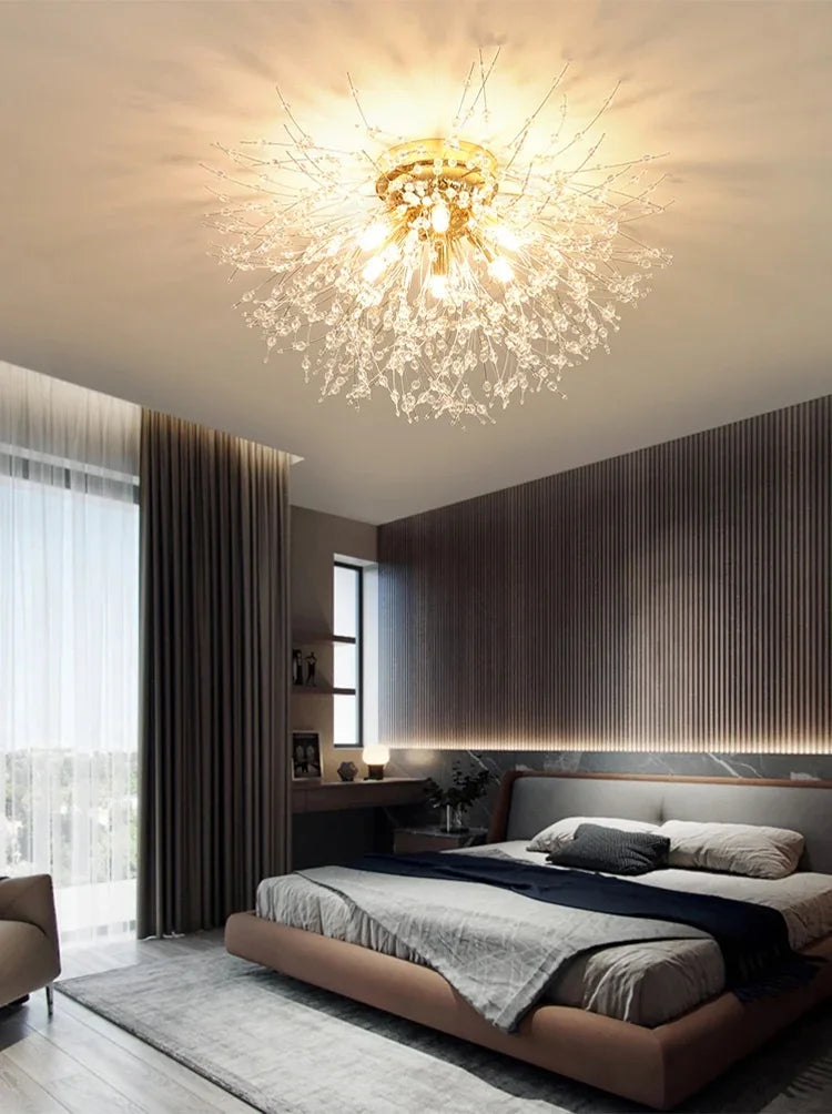 Dandelion Crystal Chandelier Perfect for Dining & Bedrooms