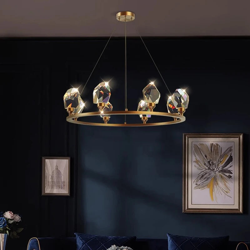 Sleek & Minimalist LED Chandeliers Perfect for Living & Dining Rooms