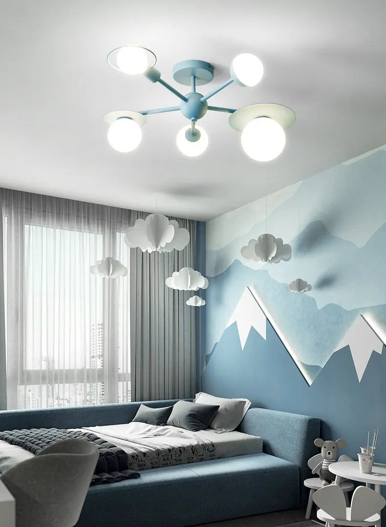 harming Glass Lampshade LED Light Perfect for Boys & Girls