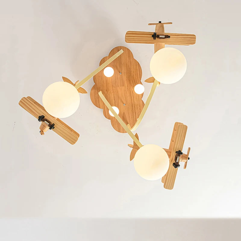Airplane Ceiling Light for Children's Bedrooms