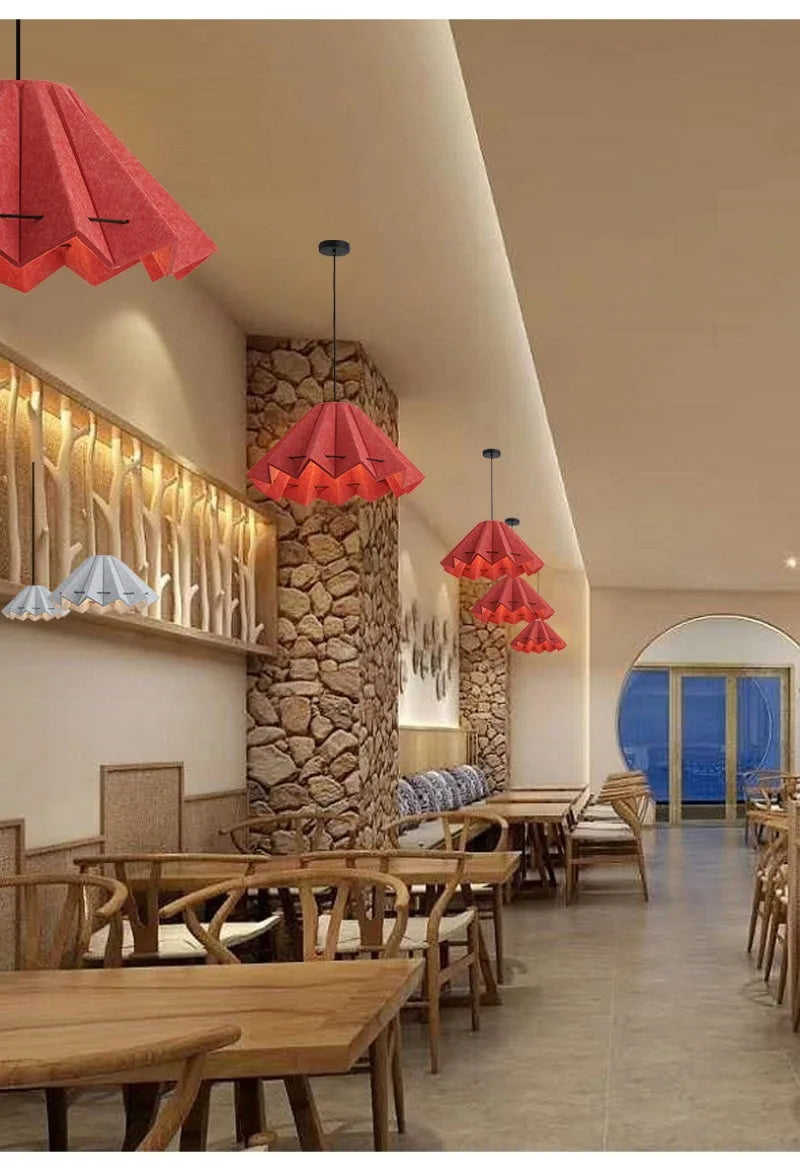 Stylish Danish Designer Felt Chandelier Ideal for Restaurants, Offices & Club Spaces