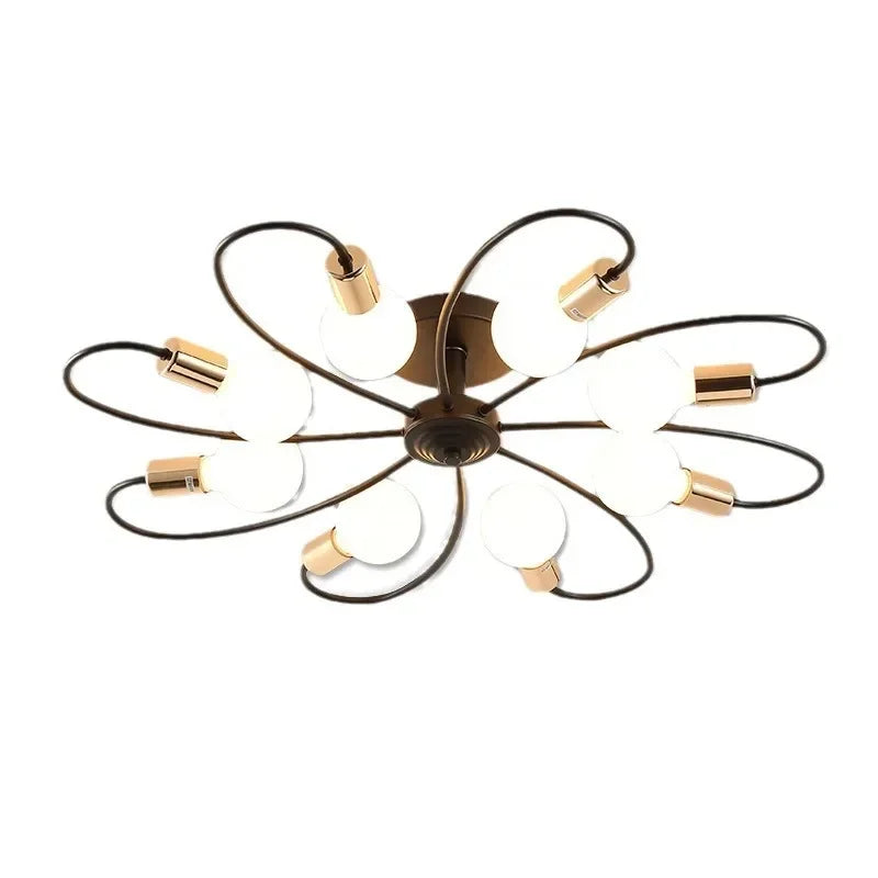 Sleek Nordic LED Ceiling Light for Living Rooms & Bedrooms