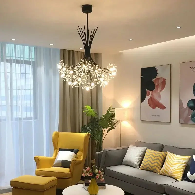 Glamorous LED Chandelier for Living Rooms, Offices & More