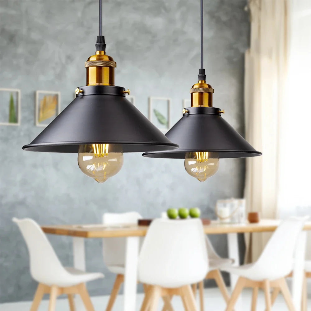 Vintage Iron Hanging Lamp for Any Space