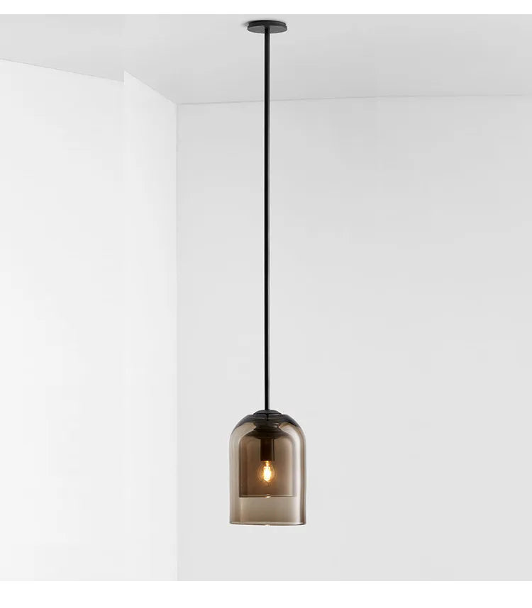 Stylish Nordic Glass Pendant Light for Dining Room, Bedroom & Office Spaces