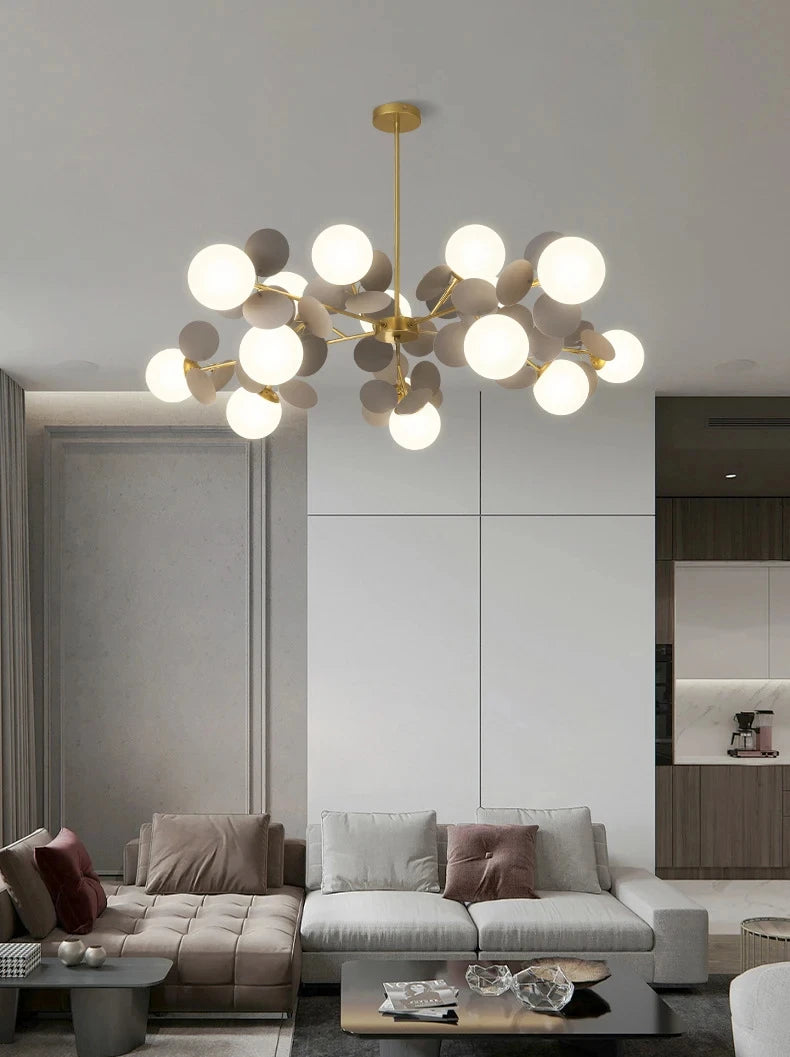 Vibrant Color Ceiling Chandelier Perfect for Kids' Rooms & Modern Interiors