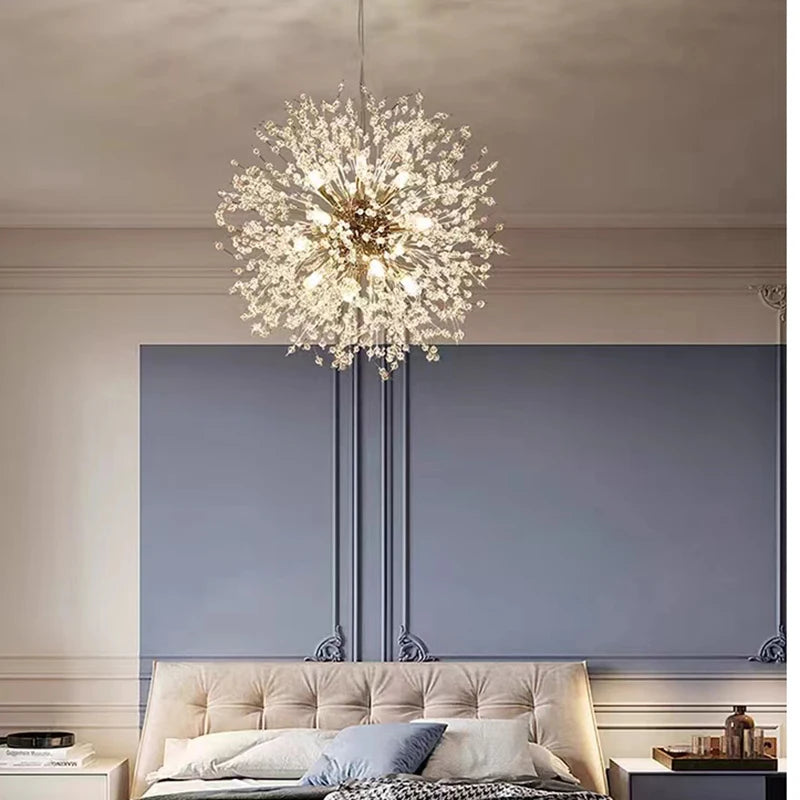 Stunning Sky Star Fireball Crystal Pendant LED Light for Any Space!