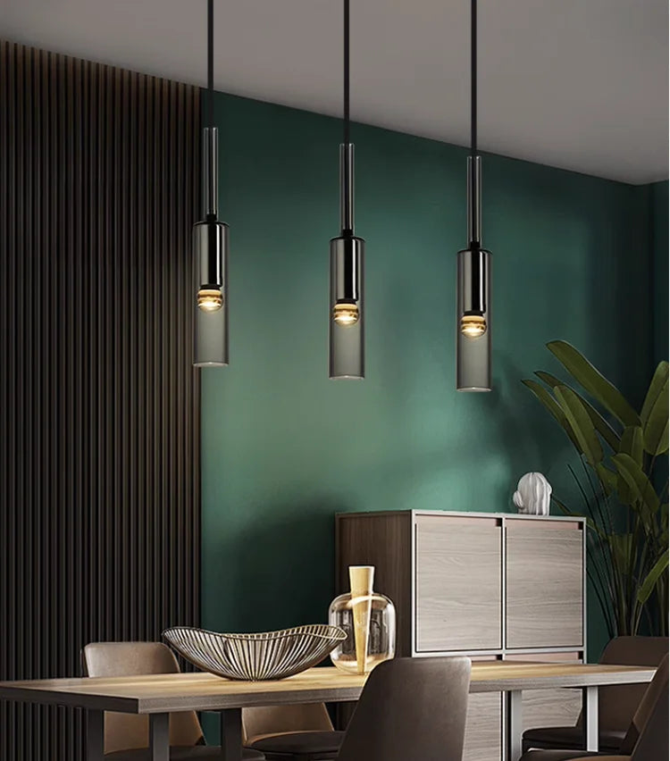 Wine Bottle Inspired Pendant Lamp for Bedroom & Coffee Corners
