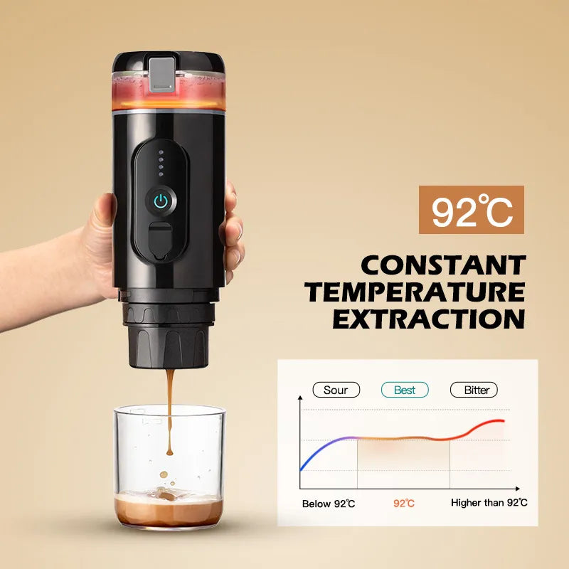 Wireless Portable Coffee Machine for Travel, Camping, Office