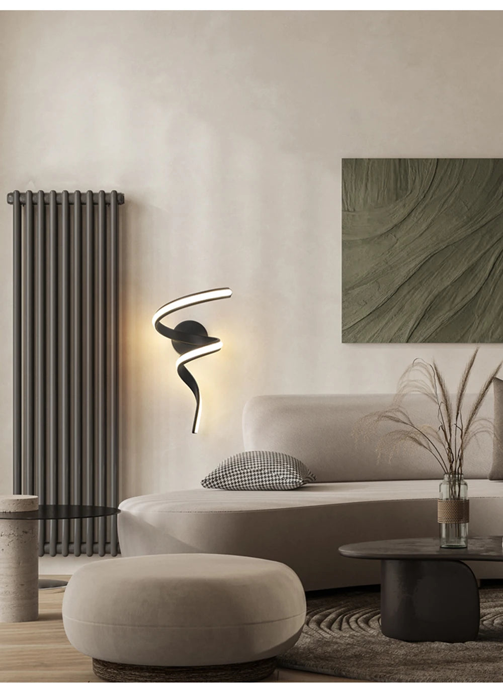 Spiral LED Wall Lamp For Your Bedroom & Hallway with This LED Wall Sconce