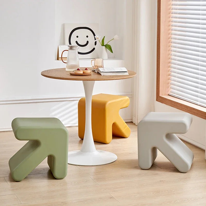 Minimalistic Wooden Arrow Corner Coffee Table For Living Room