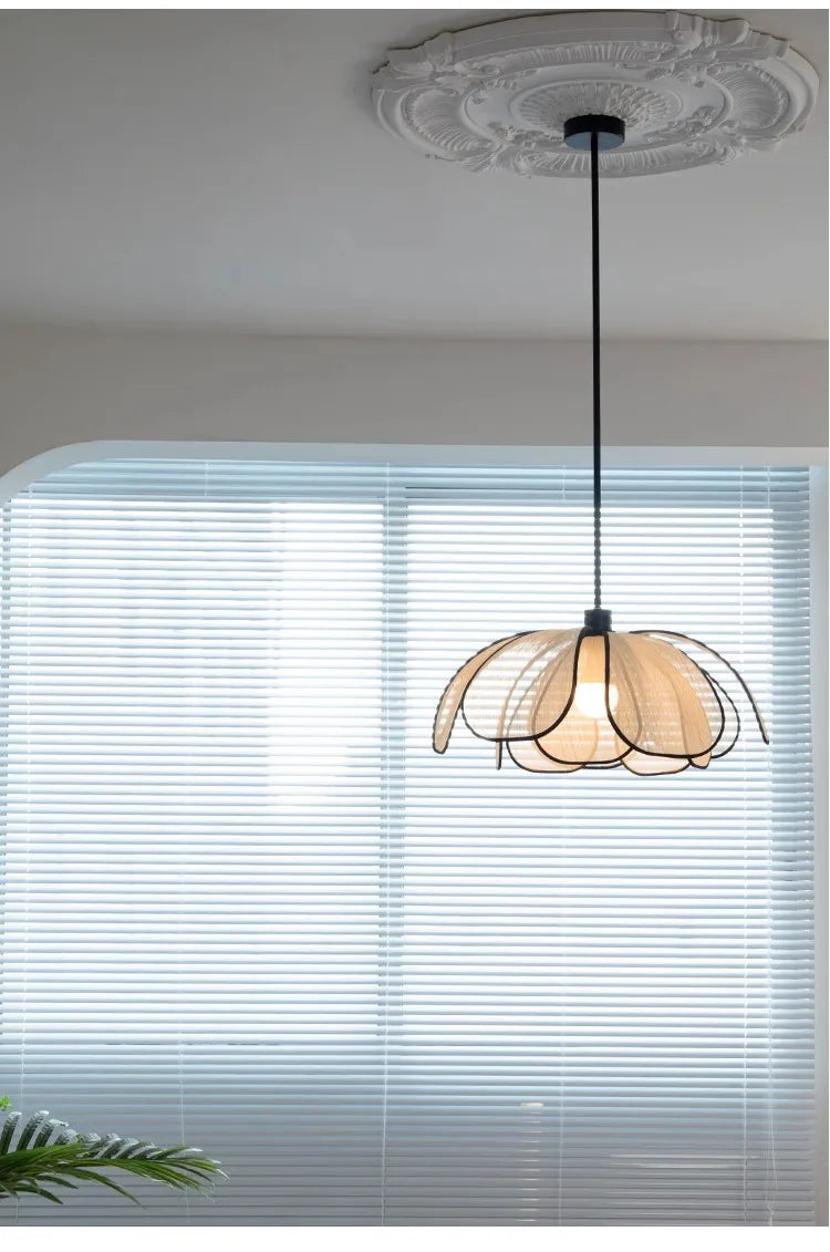 Cream Petal Chandelier for Dining & Bar Areas