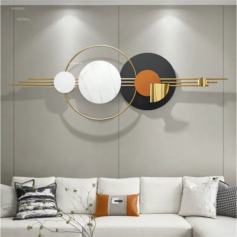 European Style Metal Wall Hanging for Home Interiors