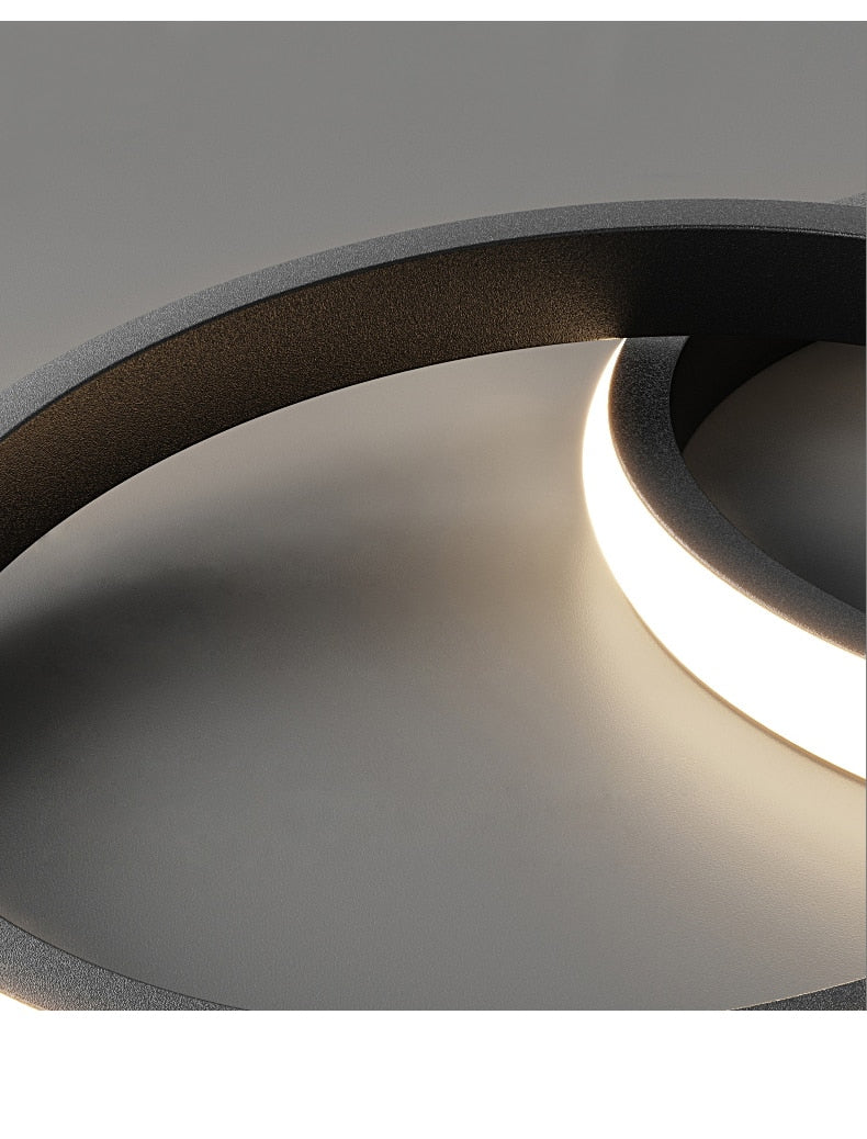 Modern Minimalist LED Ceiling Chandelier for Living Room, Bedroom, or Dining Room