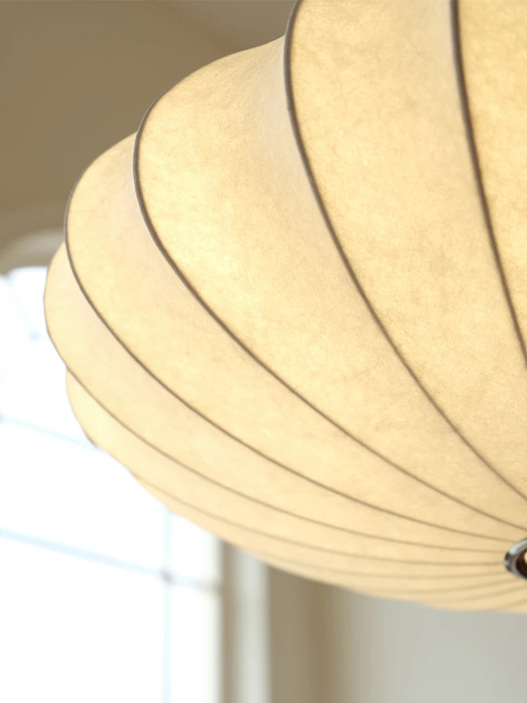 Handmade Silk Chandelier for a Serene Living & Dining Room