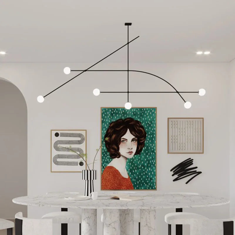 Stylish Black Luminaire Pendant Light for Bedroom, Dining & More