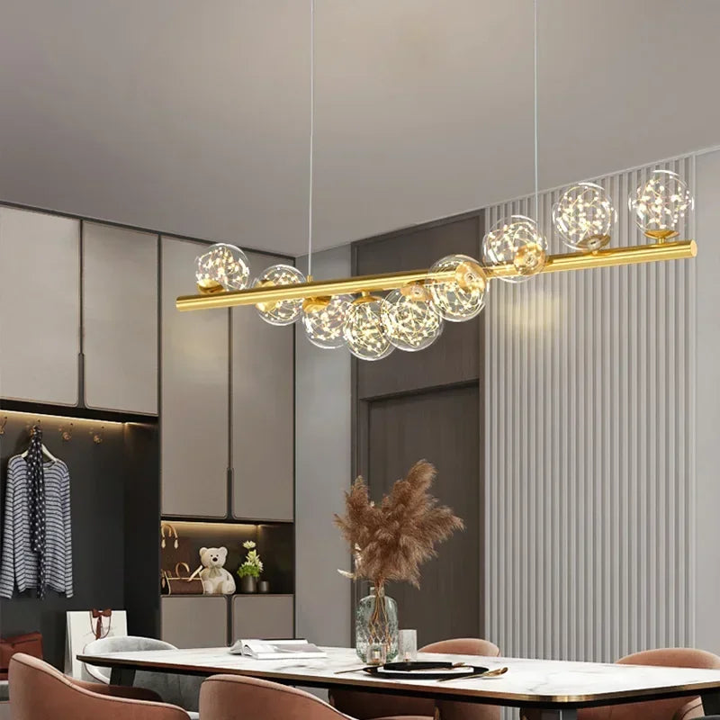 Stylish Hanging LED Chandelier for Dining & Kitchen