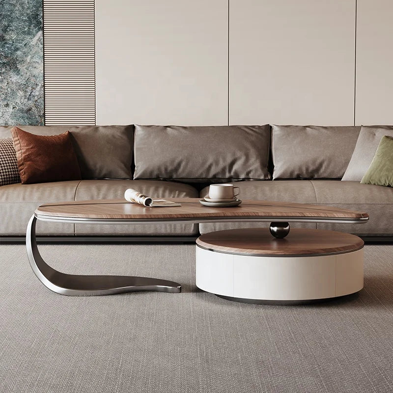 Light Luxury Solid Wood Coffee Table for Your Living Room
