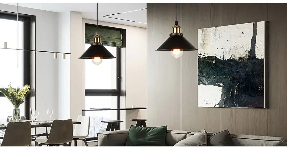 Stylish Vintage Pendant Lamp Transform Your Dining Room with Vintage Charm