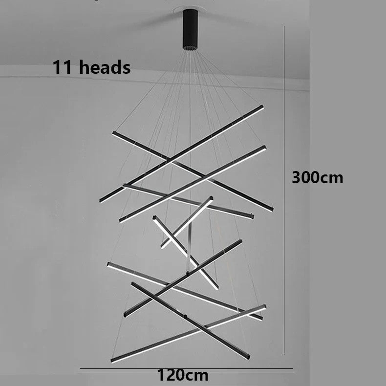 Modern Ceiling Chandelier Elegant Hanging Light Fixture for Dining & Living Room Decor