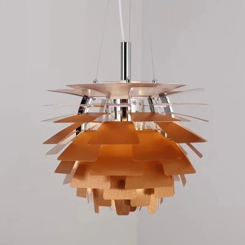 Scandinavian Pine Cone Pendant Lamp High-End Designer Lighting for Elegant Interiors