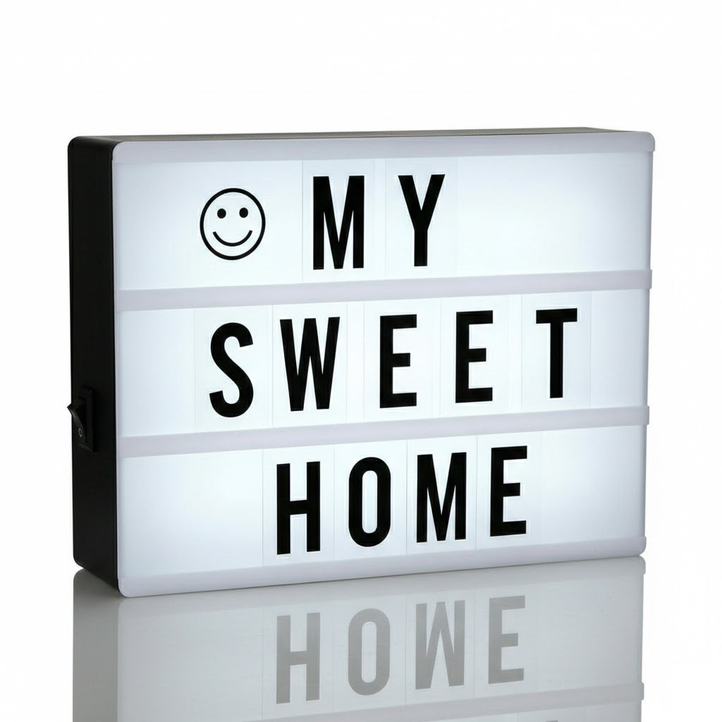 DIY LED Light Box Display for Home & Office