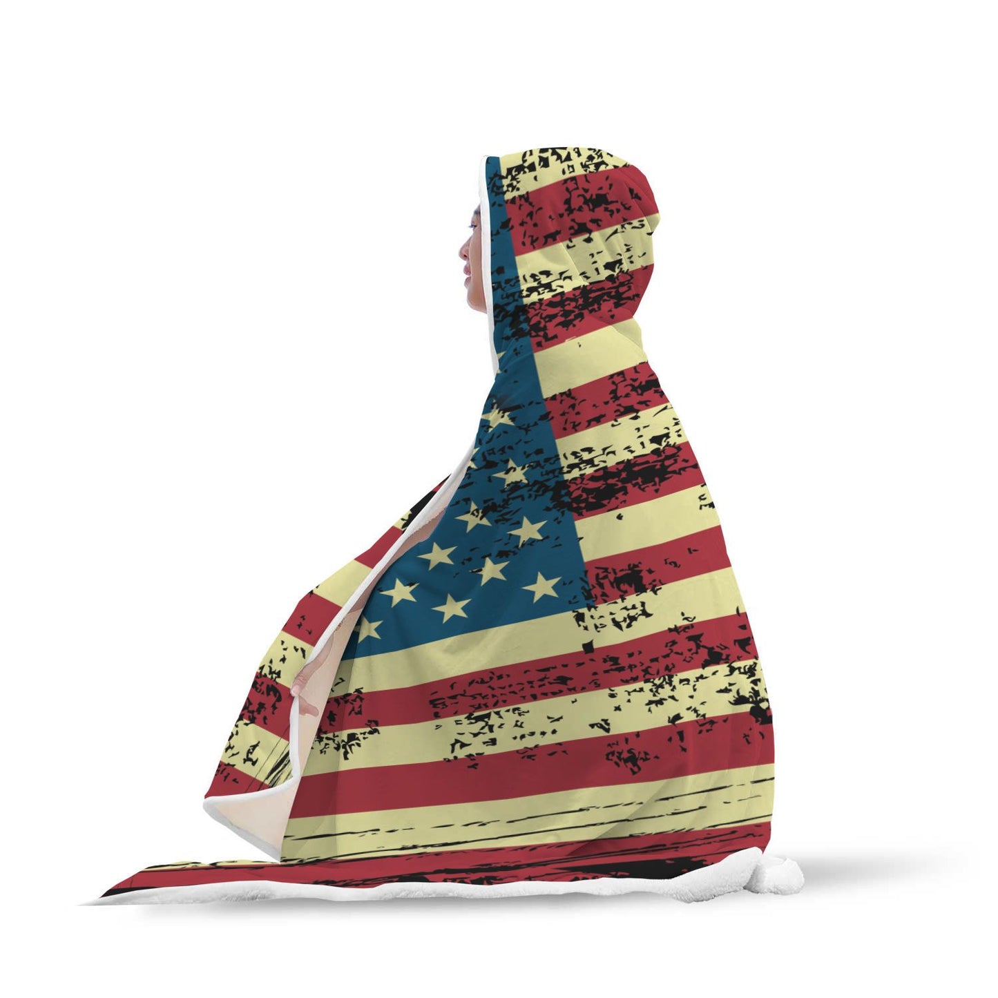 United States Pro Hooded Blanket - Perfenq